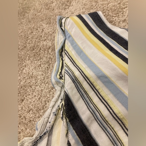 LOFT Women’s Rayon Striped Sleeveless Top Blouse Sz. S - Picture 3 of 7